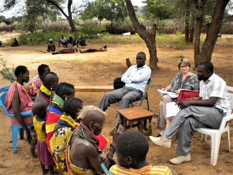 Community engagement and advocacy meeting with women in Turkana, Kenya; Credit: S. Meredith