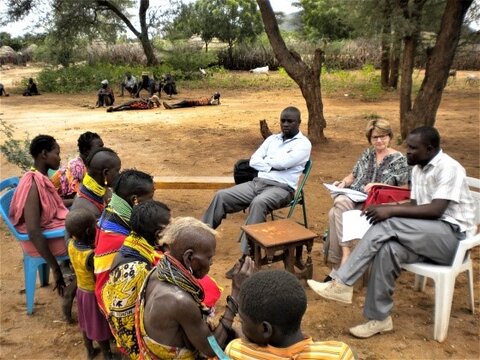 Community engagement and advocacy meeting with women in Turkana, Kenya; Credit: S. Meredith Community engagement and advocacy meeting with women in Turkana, Kenya; Credit: S. Meredith