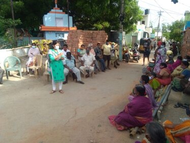 Vaccine Awareness Project, India. credit: Lepra